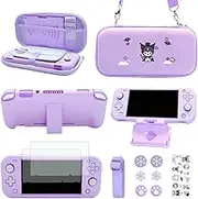 GUTIAL Accessories Bundle for Nintendo Switch - Cute Kawaii NS Accessories kit for Grils Boys Kids with Travel Carrying Case and Cartoon Dockable Cover Case, Screen Protector, Stand
