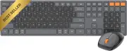 Office Wireless Keyboard and Mouse Combo Computer Keyboard Set (Wk895-Grey)