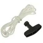 1 Pc Starter Rope & Grip Pull Cord Lawn-Mower Recoil Handle String Replacement