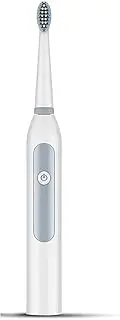 UOOD Electric Toothbrush for Adults with 3 Deep Cleaning Modes, Smart Timer, Dentists Recommend Sonic Whitening Toothbrush, 30 Seconds Reminder Powerful Cleaning Function (Color : White)