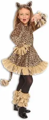 Studio Halloween Leopard Jungle Animals Dress Child Costume 21013