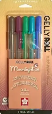 SAKURA GELLY ROLL 5 MOONLIGHT 06 FINE LINE 0.3mm ~CODE 58170-B13