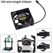 For Sovol SV07 3D Printer 24V Dual Ball Assisted Printing Cooling Fan 70*70*25mm