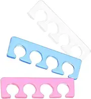 MERRYHAPY Silicone Toe Separators for Nails Durable Manicure Tools 3pcs Nail Art Accessories for Salon Professionals