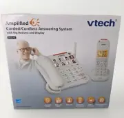 VTech SN5147 Amplified Corded/Cordless Senior Phone Answering Machine Sealed Box