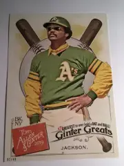 2019 Topps Allen & Ginter Ginter Greats 5x7 Reggie Jackson A's 16 20/49