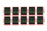 10 Pack LCD Writing Tablet for Kids 10in Colorful Magic Drawing Tablet Pad, Pink
