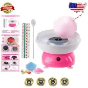 500W Portable Cotton Candy Machine with Splash-Proof Plate - Perfect Party Maker