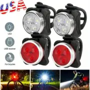 4Set USB Rechargeable LED MTB Bicycle Light 900000LM Racing Bike Front Headlight