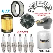 Tune Up Kit Filters Cap Spark plugs Wire For CHEVY C20 PICKUP L6 4.8L 1971-1974