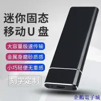 在飛比找Yahoo!奇摩拍賣優惠-企鵝電子城[] 超薄 黑色 SSD移動固態隨身碟1TB 擴容