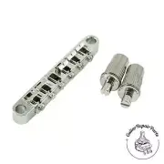 Wired ABR-1 Style Tune-O-Matic Bridge w. Large Metric Posts - Chrome