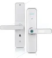 Smart Door Lock, Fingerprint Waterproof Tuya cerradura inteligente fechadura eletronica Sliver Smart Door Lock,Home Office Apartment(X7tyS-60) Learned extensively Aqiong
