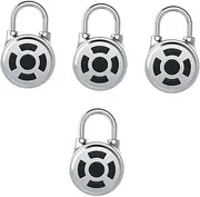 OSALADI 4pcs Smart Padlock Gym Locker Lock Wireless App Padlock Sleek Design Easy to Unlock Sturdy Luggage Suitcase Lock