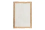 Rug Culture Extra Large White & Natural Border Hand Braided Jute Rug