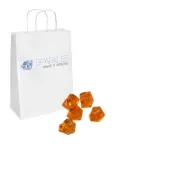 1lb Bag Orange Ice Rocks Table Scatter Wedding Special Event Party Vase Decor