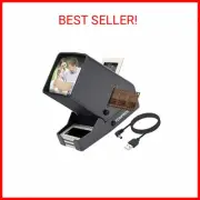 35mm Slide & Film Viewer, Negative Viewer, Desk Top LED Lighted Illuminated View