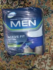 Tena Men's Active Fit Plus Pants - Medium, Pack of 9