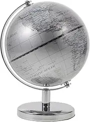 TEMPNAP Globe for Desk Rotating World Globe for Office and Home Decoration Educational Tool for Material Compact Design for Easy Placement