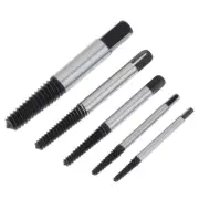 5pcs Damaged Broken Screw Extractor Easy Out Set Drill Bits Guide Universal