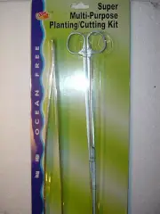 OCEAN FREE SUPER MULTI-PURPOSE PLANTING/CUTTING AQUARIUM SCISSORS TWEEZERS KIT
