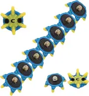 TOGEVAL Golf Spikes Metal Thread Universal Fit for Cricket Shoes Easy Install Tool Grip for Performance
