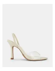 [Novo Shoes] Madonna Open Toe Heels in Cream