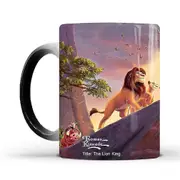 Lion King Simba Color Changing Mug Ceramic Coffee Mug Thermal Tea Cup Novelty Gift