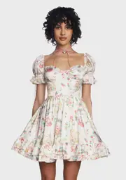 [Dolls Kill X Strawberry Shortcake] Kindred Friends Babydoll Dress