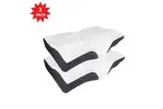 Vistara Sounds Sleep Memory Foam Cervical Neck Pillow - 2 Pack