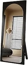 Full Length Mirror,Black Rectangular Mirror,Hanging and Freestanding Floor Mirror,for Bedroom Entry Dressing Room Bedroom Corridors(160cm)