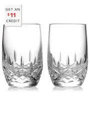 Waterford Set of 2 Lismore Essence Shot Glasses with $11 Credit