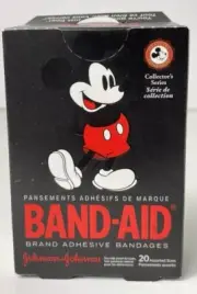 BAND-AID Sealed Disney Mickey Mouse Collector's Bandages / 20 Assorted Sizes
