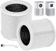 2 Pack A1 Replacement Filter Compatible with VEWIOR Air Pu-rifier HQKJ-80,HQSC-50,KOIOS HQKJ-50 Air Purifier,AMEIFU AP01W,H13 True HEPA Air Cleaner Filter for A1 Air Pu-rifier
