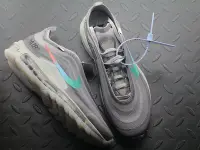 在飛比找Yahoo!奇摩拍賣優惠-Nike Air Max 97 復古氣墊慢跑鞋“暗灰彩虹勾”