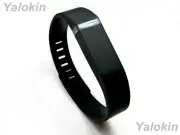 Large Black Replacement Wristband Bracelet with Clasp for Fitbit Flex