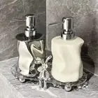 Ceramic Shampoo Soap Dispenser Irregular Hand Sanitizer Bottle