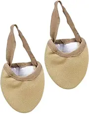 1Pair Invisible Foot Covers Pads for Women Comfortable Half Foot Socks Toe Wrapped Protector for High Heels Flats Sports Shoes and Boots