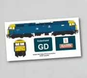 British Rail Class 47 Fridge Magnet 47407 Aycliffe BR Blue Diesel Locomotive GD
