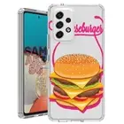 For Samsung Galaxy A23 5g A52 A53 TPU Case Cover+Glass(Hamburger)