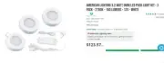 New 3 PACK American Lighting 3.2 Watt OMNI LED Puck Light Kit 2700K 150 Lumens