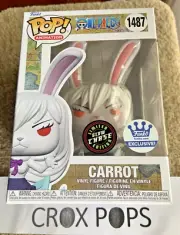 Rare CHASE CARROT One Piece FS 1487 Funko Shop Pop Vinyl New Mint Box + Hard P/P