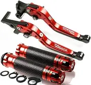 Handlebar Kits Motorcycle Accessories Alum-inums Brake Clutch Levers Handlebar Grip Handle Hand Grips for CBR954RR CBR 954RR 2002-2003 (Color : D Style CBR954RR)