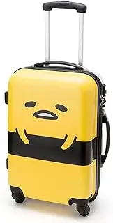 [Sanrio] Gudetama 31L Yellow Carrying Case with TSA Lock and 4 Spinner Wheels