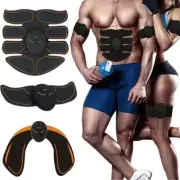 EMS Abdominal Hip Muscle Trainer Slim Simulator ABS Training Buttocks Battery