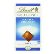 Lindt Excellence Milk Chocolate Extra Creamy Block 100g
