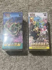 Pokémon - Korean Eevee Heroes & Blue Sky Stream Booster Boxes - New/Sealed