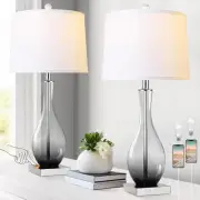 Table Lamps Set of 2 with Touch Control, 3-Way Dimmable Modern Glass table la...