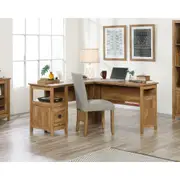 Sauder Cannery Bridge Office Corner Desk L-Shaped Computer Table 1 drawer woodgrain