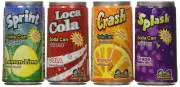 Soda Can Fizz Candy Variety Pack: Lemon Lime, Cola, Orange, Grape - 0.25 Oz, 72-